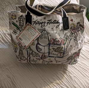 Brighton canvas tote bag